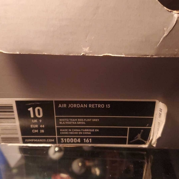 AirJordan 13 Grey Toes Sz10 - Picture 4 of 10